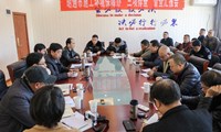 李怀祥一行到都香公司召开“三项排查” 督查专题会议