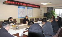 唐仲军到物资公司指导工作